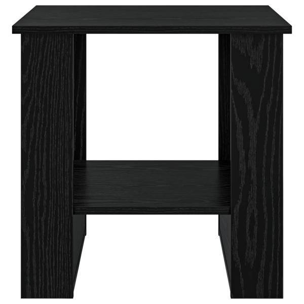 Couchtisch Schwarz Eichen-Optik 51 x 50 x 50 cm Holzwerkstoff