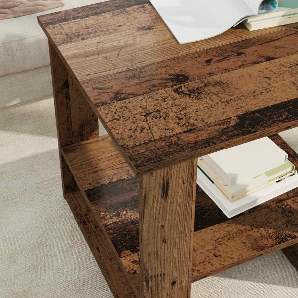 Couchtisch Altholz 51 x 50 x 50 cm Holzwerkstoff