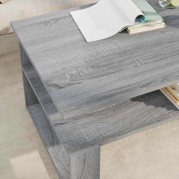 Couchtisch Sonoma-Grau 90 x 50 x 40 cm Holzwerkstoff