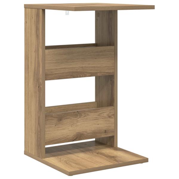 Beistelltisch Artisan-Eiche 40 x 35 x 60,5 cm Holzwerkstoff