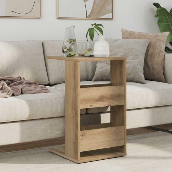 Beistelltisch Artisan-Eiche 40 x 35 x 60,5 cm Holzwerkstoff