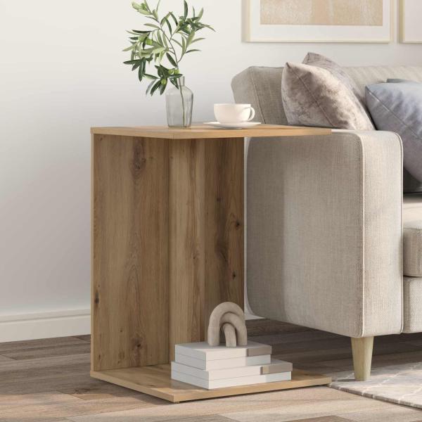 ARDEBO.de - Beistelltisch Artisan-Eiche 45 x 40 x 62,5 cm Holzwerkstoff