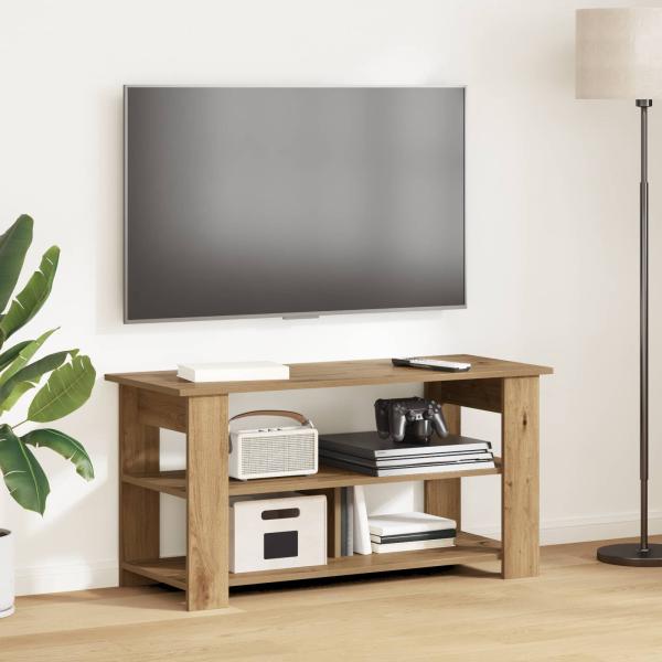ARDEBO.de - TV-Ständer 100 x 40 x 50 cm Artisan-Eiche