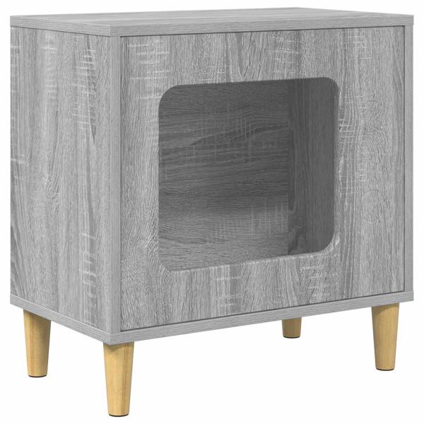 Katzenhaus Sonoma-Grau 51 x 30 x 52 cm Holzwerkstoff