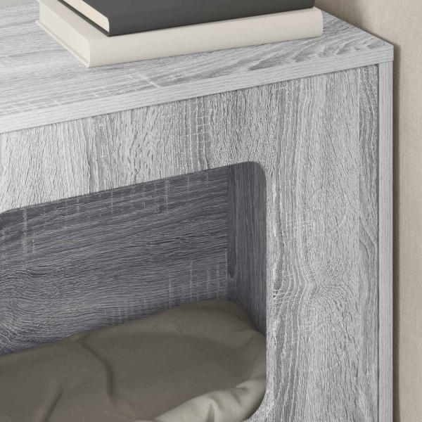 Katzenhaus Sonoma-Grau 51 x 30 x 52 cm Holzwerkstoff