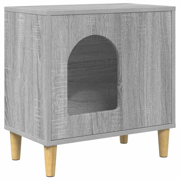 Katzenhaus Sonoma-Grau 51 x 30 x 52 cm Holzwerkstoff
