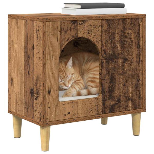 Katzenhaus Altholz 51 x 30 x 52 cm Holzwerkstoff