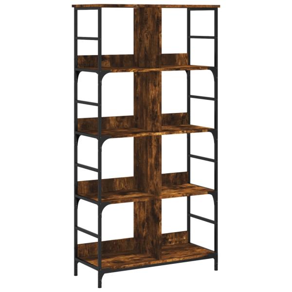 B?cherregal R?uchereiche 78,5x33x153 cm Holzwerkstoff