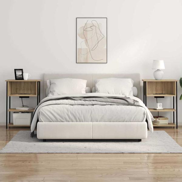Nachttisch Sonoma-Eiche 55 x 31 x 76 cm Holzwerkstoff