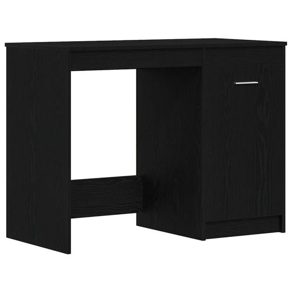 Schreibtisch Schwarz Eichen-Optik 100 x 50 x 76 cm