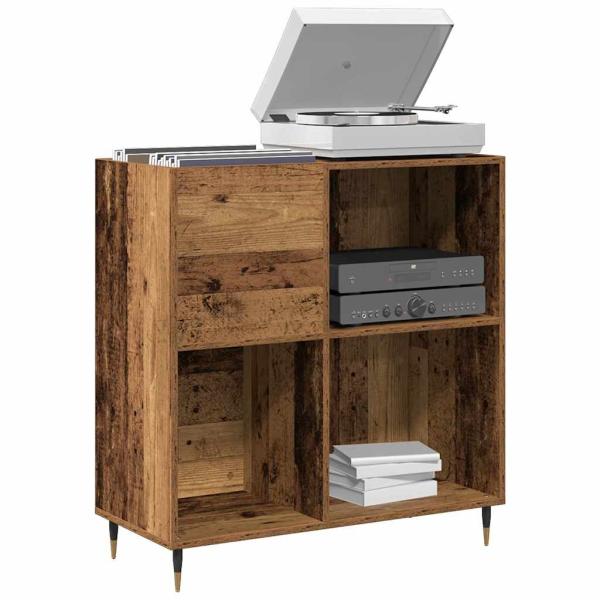 Schallplattenschrank Altholz 85 x 38 x 89 cm Holzwerkstoff