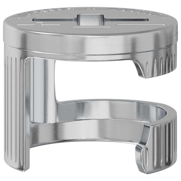 Zapfenschloss-Muttern 8372 stk. Silber Metall