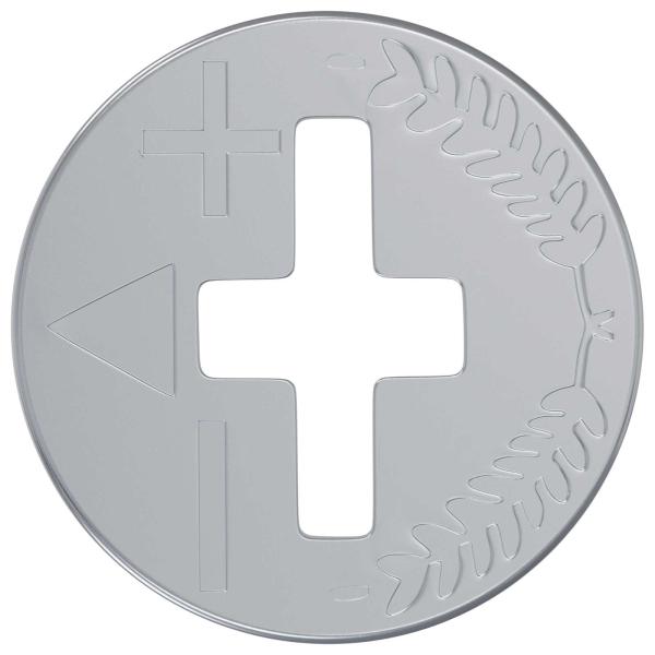 Zapfenschloss-Muttern 8372 stk. Silber Metall