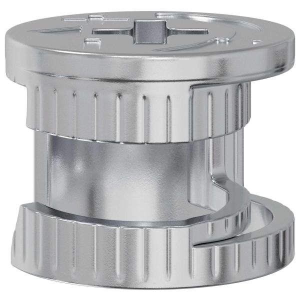 Zapfenschloss-Muttern 4000 stk. Silber Metall
