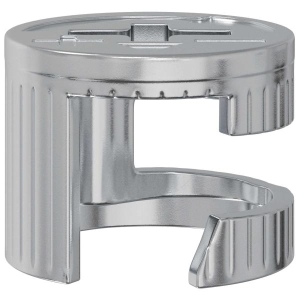 Zapfenschloss-Muttern 4000 stk. Silber Metall