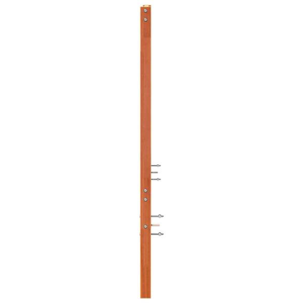 Bettkopfteil Wachsbraun 105,5 x 4 x 104 cm Massives Kiefernholz