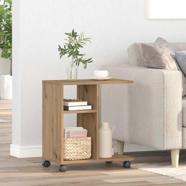 ARDEBO.de - Beistelltisch Artisan-Eiche 50 x 30 x 55 cm Holzwerkstoff