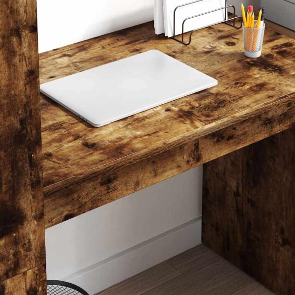 Schreibtisch Geräucherte Eiche Holzwerkstoff 113 x 54 x 120 cm