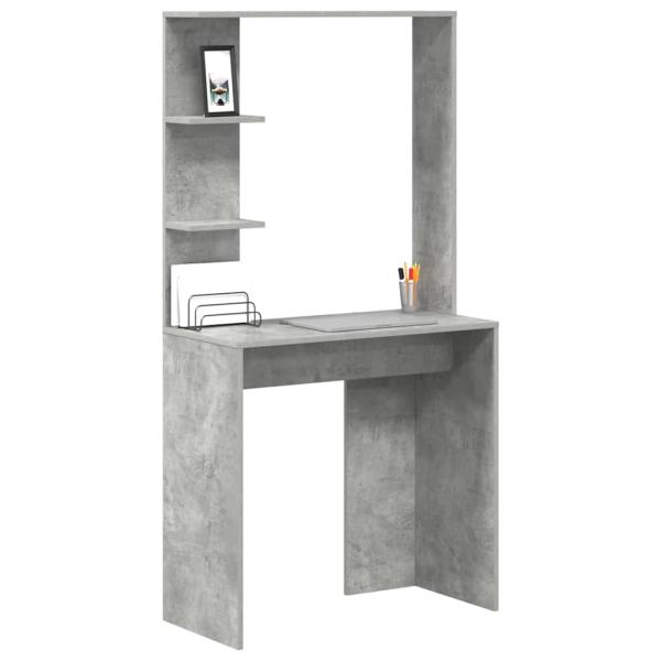 Schreibtisch Beton Grau Holzwerkstoff 78,5 x 37 x 154,5 cm