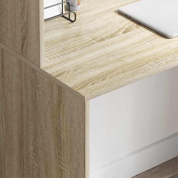 Schreibtisch Sonoma-Eiche 102 x 50 x 124 cm Holzwerkstoff