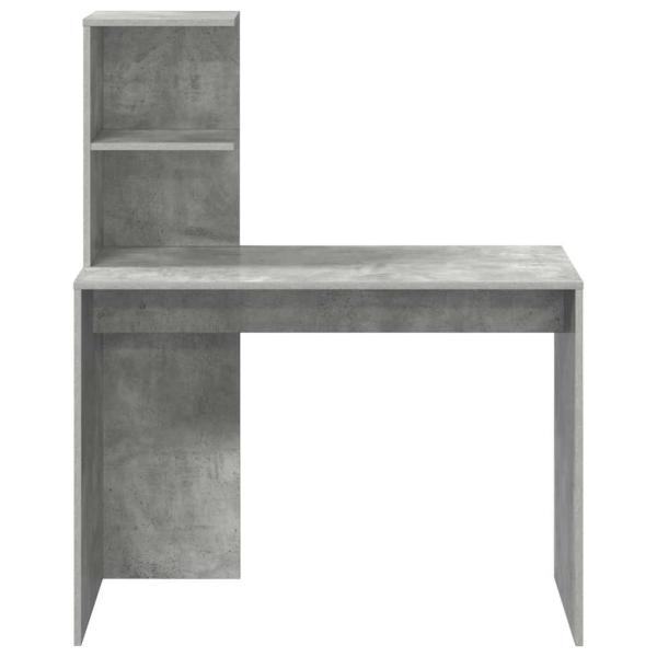 Schreibtisch Betongrau 102 x 50 x 124 cm Holzwerkstoff