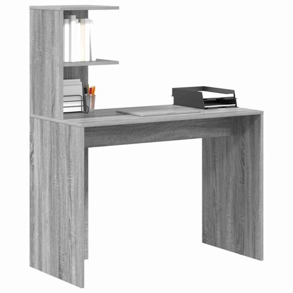 Schreibtisch Sonoma-Grau 102 x 50 x 124 cm Holzwerkstoff