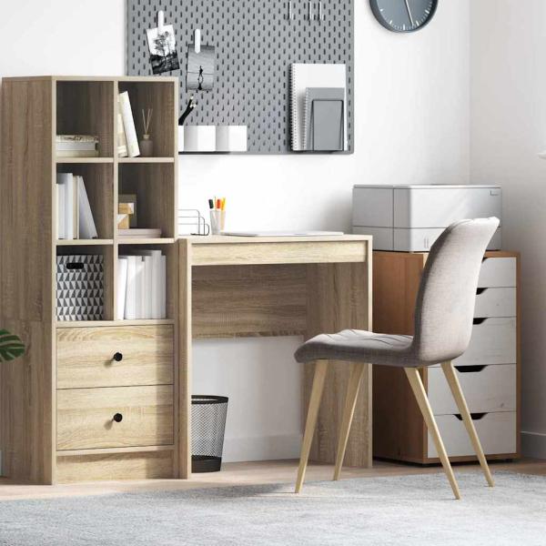 ARDEBO.de - Schreibtisch Sonoma-Eiche 70 x 40 x 76 cm Holzwerkstoff