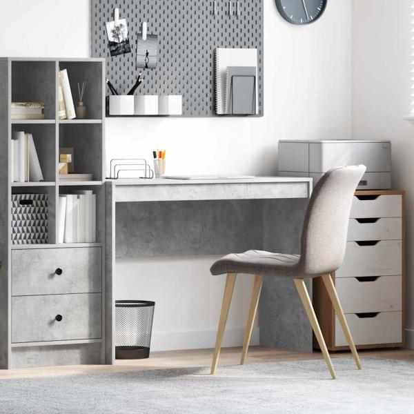 ARDEBO.de - Schreibtisch Beton Grau 100 x 40 x 76 cm