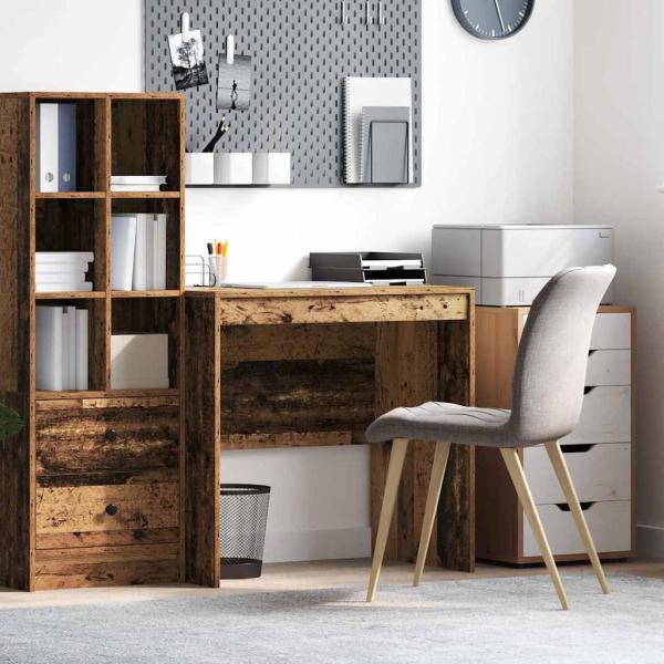 ARDEBO.de - Schreibtisch Altholz 80 x 50 x 76 cm