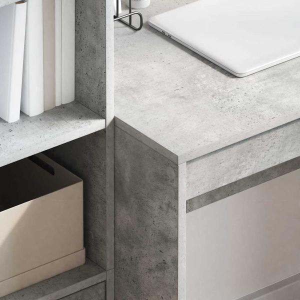 Schreibtisch Beton Grau 100 x 50 x 76 cm