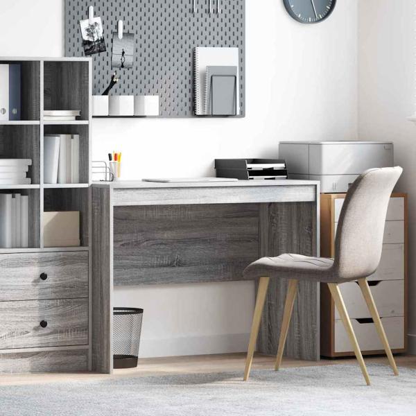 ARDEBO.de - Schreibtisch Graues Sonoma 100 x 50 x 76 cm