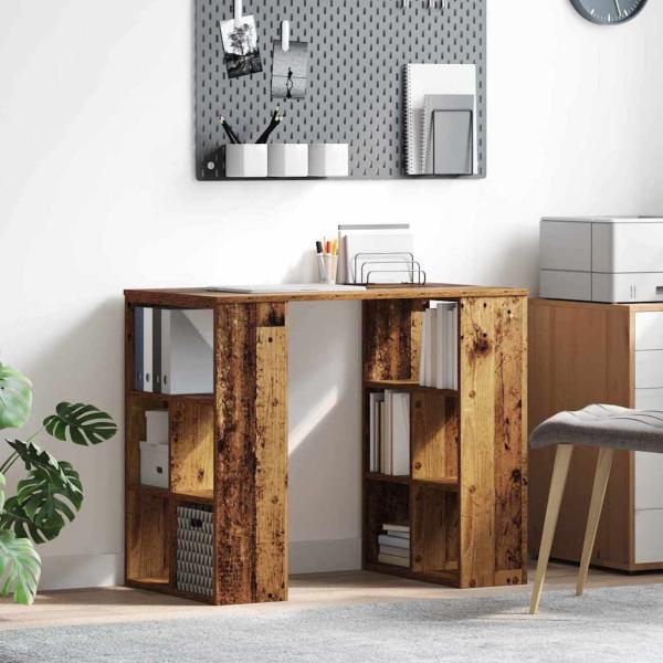 ARDEBO.de - Schreibtisch Altholz Holzwerkstoff 90 x 50 x 75 cm