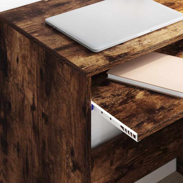 Schreibtisch Geräucherte Eiche Holzwerkstoff 77,5 x 43 x 79 cm