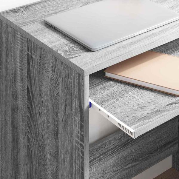 Schreibtisch Graues Sonoma Holzwerkstoff 77,5 x 43 x 79 cm