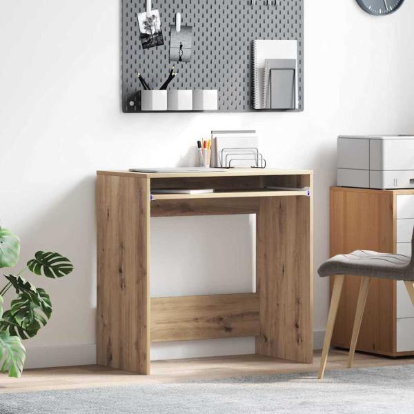 ARDEBO.de - Schreibtisch Artisan-Eiche Holzwerkstoff 77,5 x 43 x 79 cm