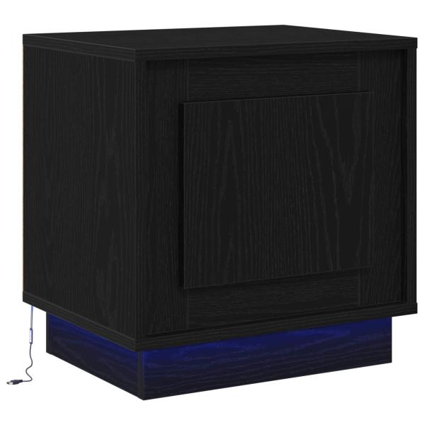 Nachttisch Schwarz 44 x 34,5 x 45 cm Holzwerkstoff