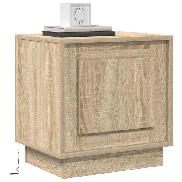 Nachttisch 2 stk. Sonoma-Eiche 44 x 34,5 x 45 cm Holzwerkstoff