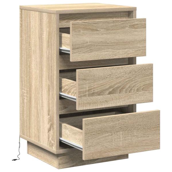 Nachttisch Sonoma-Eiche 39 x 34,5 x 65 cm Holzwerkstoff