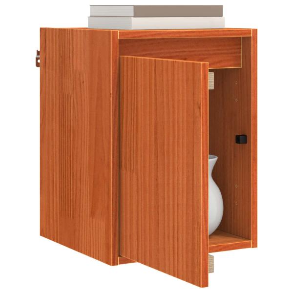 Wandschrank Wachsbraun 30 x 30 x 40 cm Massives Kiefernholz