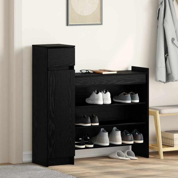 ARDEBO.de - Schuhschrank 100,5 x 28 x 100 cm Holzwerkstoff