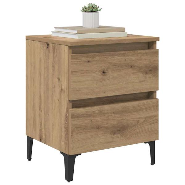 Nachttisch Artisan-Eiche 40 x 35 x 50 cm Holzwerkstoff