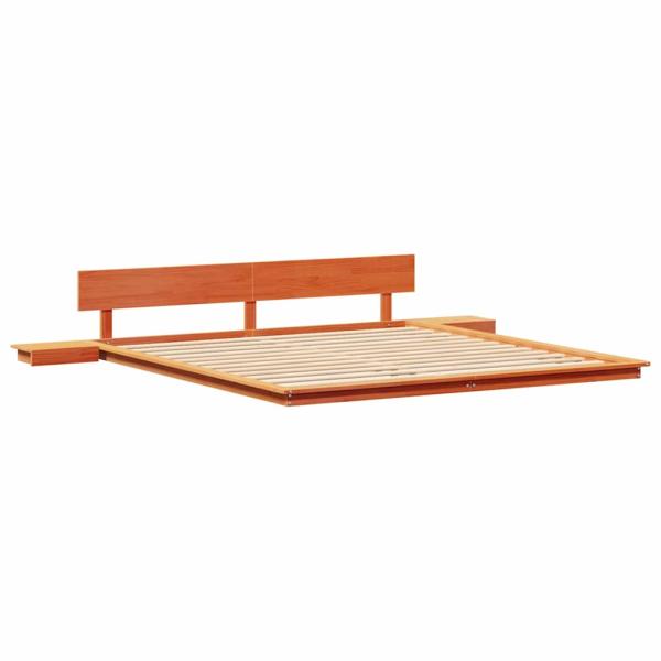 Bettgestell Braun 200 x 200 cm Holz
