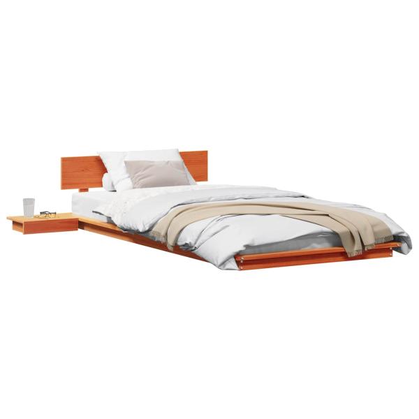 Bettgestell Braun 90 x 190 cm Holz