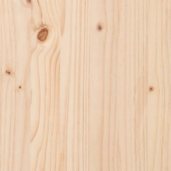 Couchtisch 3 stk. Natur 47,5 x 47,5 x 27 cm Massivholz Kiefer