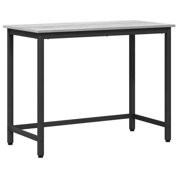 Tisch Graues Sonoma 80 x 50 x 76,5 cm Ingenieure Holz und Stahl