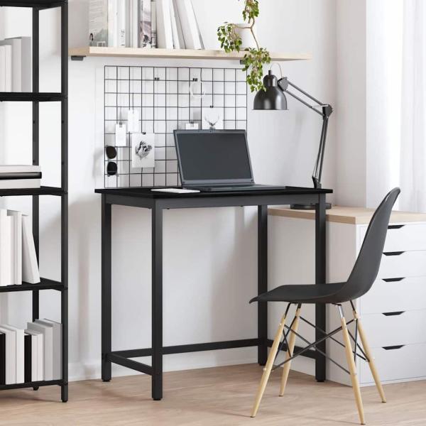 ARDEBO.de - Tisch Schwarz Eichen-Optik 100 x 50 x 76,5 cm