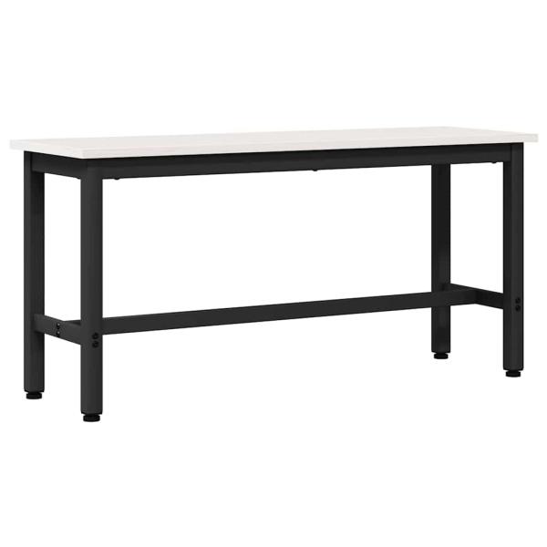 Esstischbank Weiß 100 x 32,5 x 49 cm Massives Kiefernholz