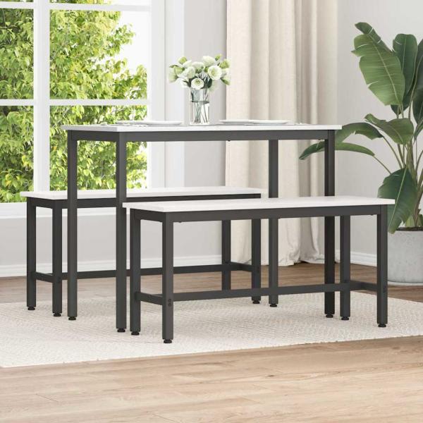 ARDEBO.de - Esstischbank 100 x 32,5 x 49 cm 2 stk. Massives Kiefernholz