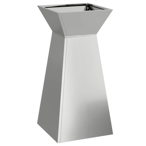 Säulen Pflanzer Silber 35 x 35 x 73 cm Verzinkter Stahl