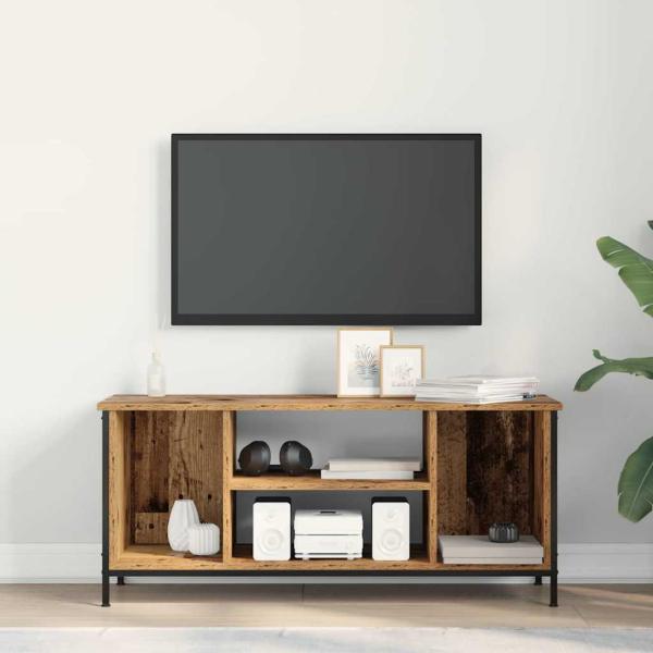 TV-Schränk 102 x 35 x 45 cm Altholz Holzwerkstoff